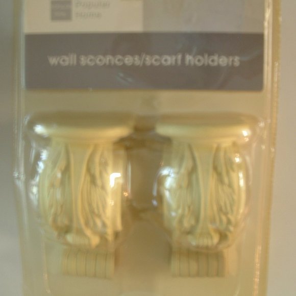 Shabby Chic Sconce Curtain corbels; Vintage - Picture 7 of 13